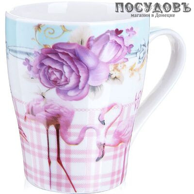 Loraine Фламинго 28220-2 кружка подарочная, 340 мл, фарфор