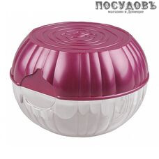 Phibo 431288604 контейнер для лука с крышкой, цвет красный, 99×99×70 мм, полистирол