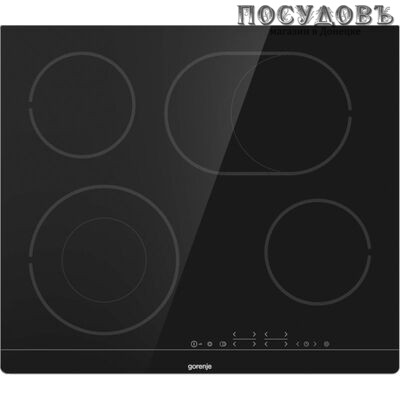 Gorenje Essential ECT643BSC панель варочная стеклокерамическая, черный