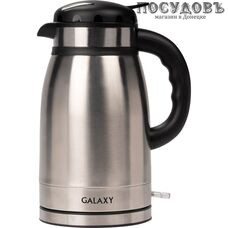 Galaxy GL0325 электрочайник, 1800 Вт, 1500 мл, двойной корпус из нержавеющей стали