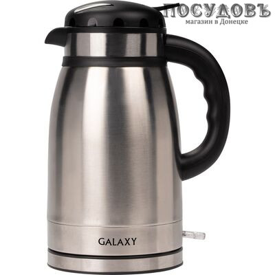 Galaxy GL0325 электрочайник, 1800 Вт, 1500 мл, двойной корпус из нержавеющей стали