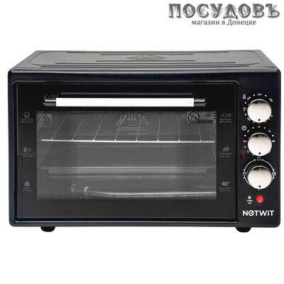 Netwit KT-СV 38 B печь электрическая 1500 Вт 38,0 л, черный