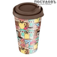 Plast Team IZI-GO 221134224/01 стакан с крышкой-поилкой, 550 мл, полипропилен, без упаковки