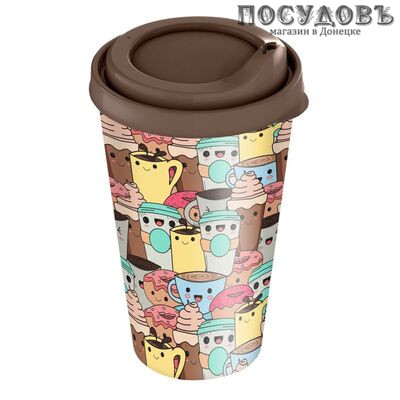 Plast Team IZI-GO 221134224/01 стакан с крышкой-поилкой, 550 мл, полипропилен, без упаковки
