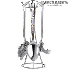 ZEIDAN Змейка Z-2061-01, набор кухонных принадлежностей, сталь нержавеющая, в подарочной упаковке 7 пр.