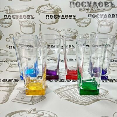 Pasabahce Baltic Rainbow 41300 стакан высокий, стекло, 305 мл, Россия