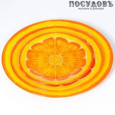 Alparaisa Сочный апельсин 00116LR/3-ST блюда в наборе, стекло, в упаковке 3 шт.