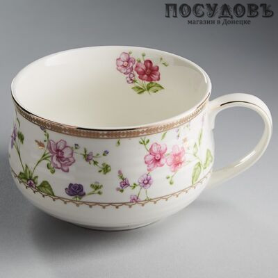 Beatrix Флер де лиз МР017L2 бульонница, 500 мл, фарфор, в подарочной упаковке 1 шт.
