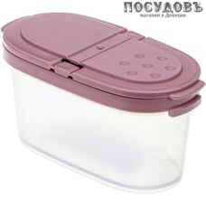 М-пластика М 1245 емкость для специй с крышкой, 50×105×50 мм, 120 мл, полипропилен
