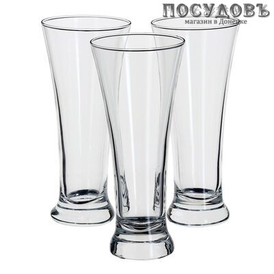 Pasabahce Pub 42199, стакан пивной, Ø74×199 мм 300 мл, материал стекло, Россия, в упаковке 3 шт.