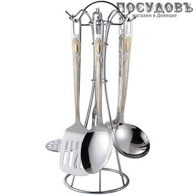 ZEIDAN Z-2068, набор кухонных принадлежностей, сталь нержавеющая, в подарочной упаковке 7 пр.