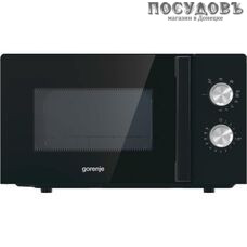 Gorenje MO20E2BH микроволновая печь, 20,0 л, 800 Вт, с грилем 1000 Вт, черный