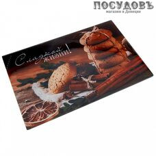 Zeraks Сладкой жизни ДВ6-017 доска разделочная, материал стекло закаленное 200×300 мм