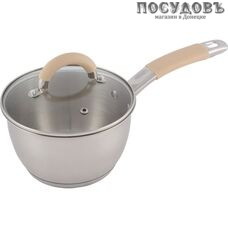 Mallony 007216 Fortuna ковш с крышкой 1,65 л, сталь нержавеющая 201, Ø160 мм, 2 пр.