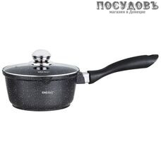 KING Hoff KH-1600 ковш с крышкой 1,3 л, алюминий литой, Ø160 мм, мраморное покрытие, 2 пр.