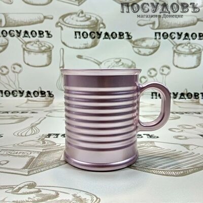 Luminarc Conserve Moi Alu L9878 кружка, цвет розовый металлик, 250 мл, стекло упрочненное, Франция
