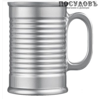 Luminarc Conserve Moi Alu L9879 кружка, 320 мл, стекло упрочненное, серебро, Франция