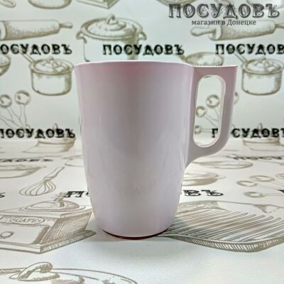 Luminarc Sweet Break Carmin J6851 кружка, цвет белый, 320 мл, стекло упрочненное, Франция
