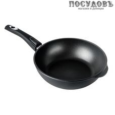 Горница Классик ст2612а сотейник Ø260×60 мм, алюминий литой, антипригарное покрытие Pfluon, съемная ручка