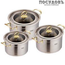 ZEIDAN Gold Z-50652 набор кастрюль, сталь нержавеющая, 6 пр.