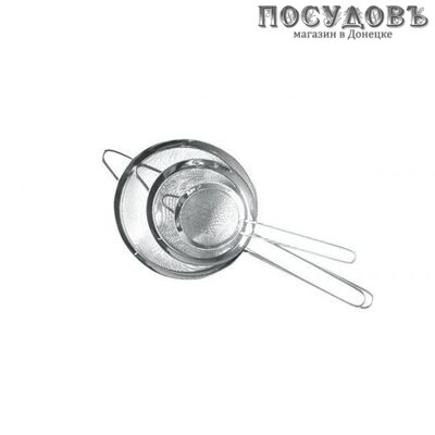 KING Hoff KH-3412 сита в наборе, Ø100, 140, 180 мм, сталь нержавеющая, 3 пр.