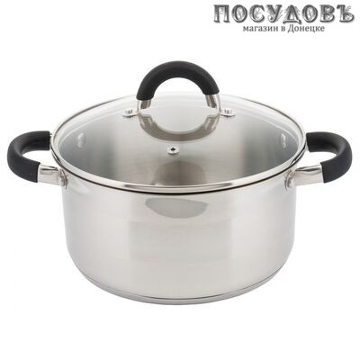 KING Hoff KH-4342 кастрюля с крышкой, сталь нержавеющая, 1,5 л, Ø160×80 мм, 2 пр.