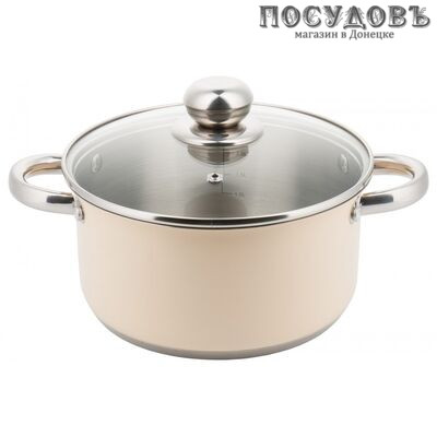 KING Hoff KH-4557 кастрюля с крышкой, сталь нержавеющая, 3 л, Ø200×100 мм, 2 пр.