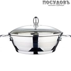 Klausberg KB-7185 кастрюля с крышкой 2,6 л, сталь нержавеющая 18/10, капсульное дно