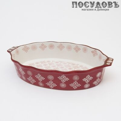 Attribute Rosso ABK006 форма для запекания, керамика, 390×240 мм