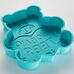 Забава Люблю тебя РК-6015С форма для выпечки, силикон, 240×280×40 мм, цвет темно-розовый, бирюзовый, сиреневый