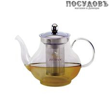 ZEIDAN Z-4257 чайник заварочный с фильтром, стекло жаропрочное, 1000 мл