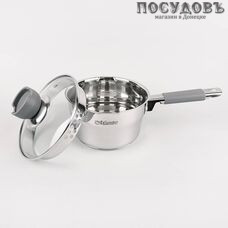 Maestro MR-3507-16S ковш с крышкой 1,7 л, сталь нержавеющая, Ø160 мм, 1 шт.