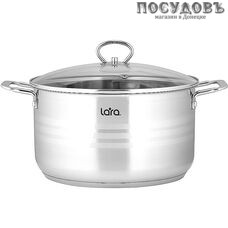 LARA Standart LR02-011 кастрюля с крышкой 1,5 л, Ø160 мм, сталь нержавеющая AISI 201, капсульное дно