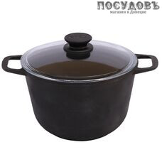 Биол 0204С кастрюля с крышкой 4,0 л, Ø220 мм, чугун литой