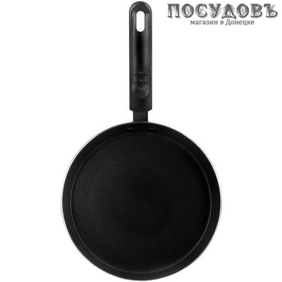 Сковорода блинная LARA LR01-53 (красн) алюм, 22х2см, толщина 3.0мм, антипригрное индукционное дно