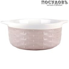 Коралл Кантри HEN1357 бульонница, керамика, цвет бежевый, 630 мл