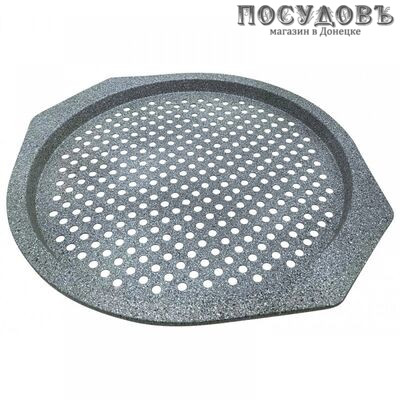 Klausberg KB-7497 форма для выпечки пиццы, сталь углеродистая, антипригарное покрытие, 360 мм