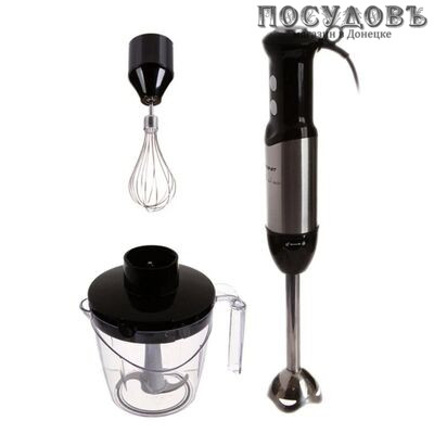 Magnit RMB-2806 блендер многофункциональный, 600 Вт, измельчитель 1000 мл, цвет черный
