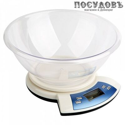 Delta КСЕ-11-21 весы кухонные с чашей, до 5,0 кг, цвет белый, гарантия 1 год
