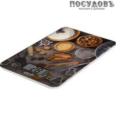 MYSTERY MES-1820 весы кухонные-платформа, до 5,0 кг, цвет темный с рисунком, гарантия 1 год