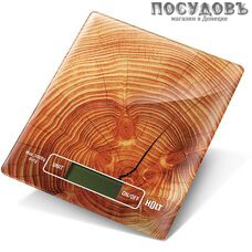 HOLT Wood HT-KS-004 весы кухонные-платформа, до 5,0 кг, цвет коричневый, гарантия 1 год