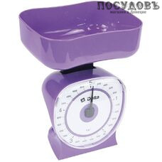 Delta КСА-106 весы кухонные механические, до 5,0 кг, фиолетовый