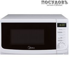 Midea AM820CWW-W отдельностоящая микроволновая печь, 800 Вт, обычная (соло), 20 л, белая