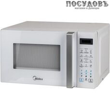 Midea EG820CXX-W отдельностоящая микроволновая печь, 800 Вт, с грилем 1000 Вт, 20 л, белая