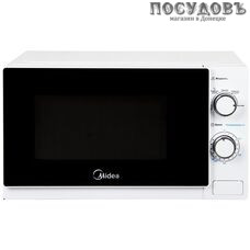 Midea MM720C4E-W отдельностоящая микроволновая печь, 700 Вт, обычная (соло) Вт, 20 л, белая