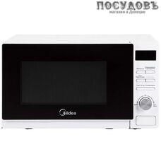 Midea AM720C4E-W отдельностоящая микроволновая печь, 700 Вт, 20 л, белая