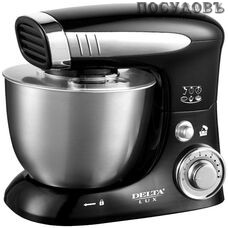 Delta Lux DL-5072P миксер планетарный 4 л, 950 Вт, 6 скоростей, цвет черный