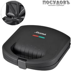 Аксинья КС-5100 сэндвичница 210×120 мм, 800 Вт, цвет черный