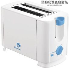 Василиса TC5-700 тостер на 2 шт, 700 Вт, цвет белый с голубым
