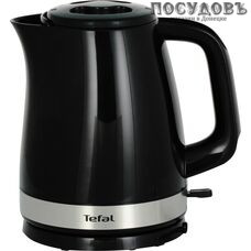 Tefal 150F30 электрочайник, 2200 Вт, 1 500 мл, пластиковый, цвет черный, Франция, гарантия 1 год